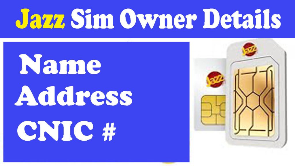 Jazz Number Check - How to Check Jazz Sim Owner Name & Details